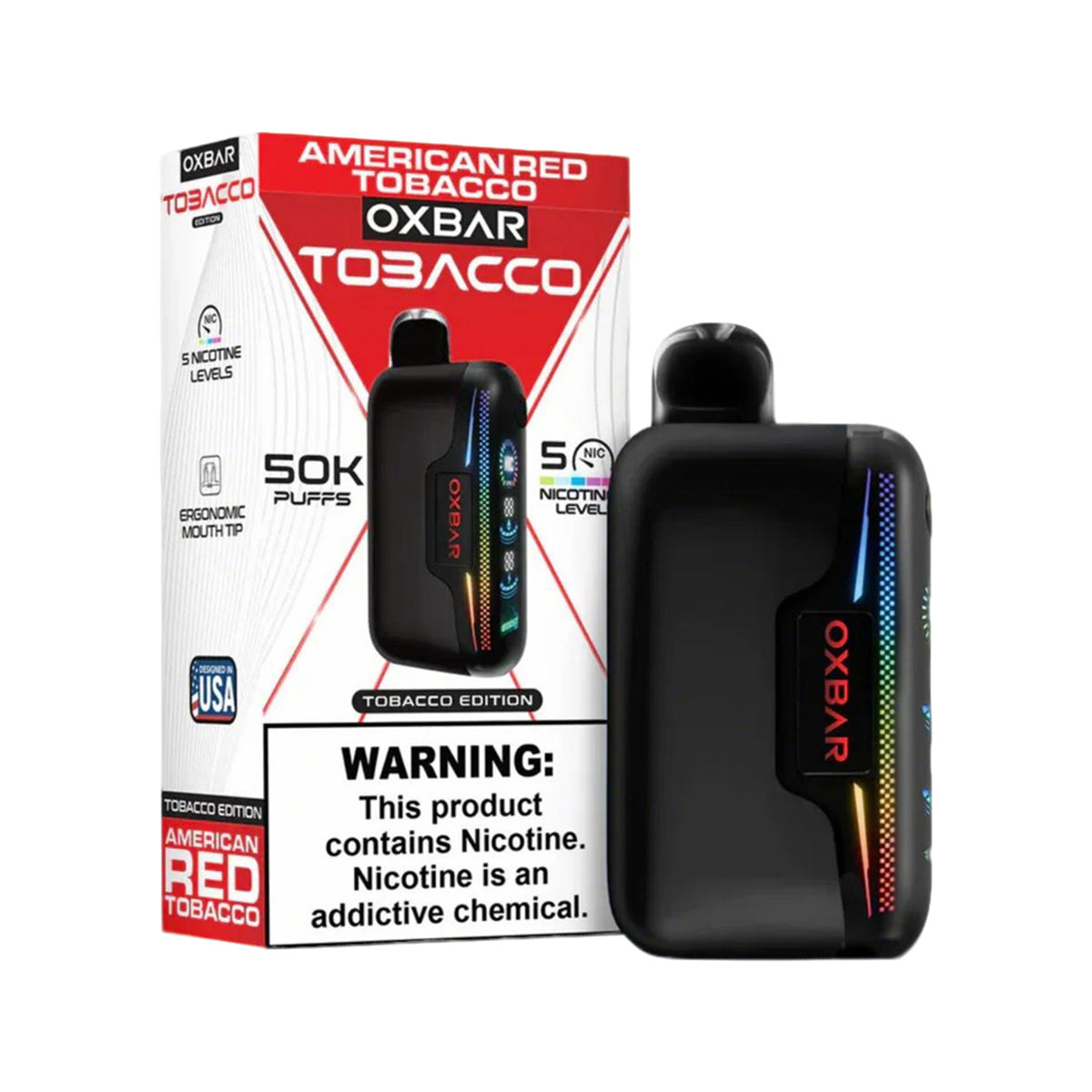 Oxbar Astro Maze 50K Disposable 5% (Display Box of 5)
