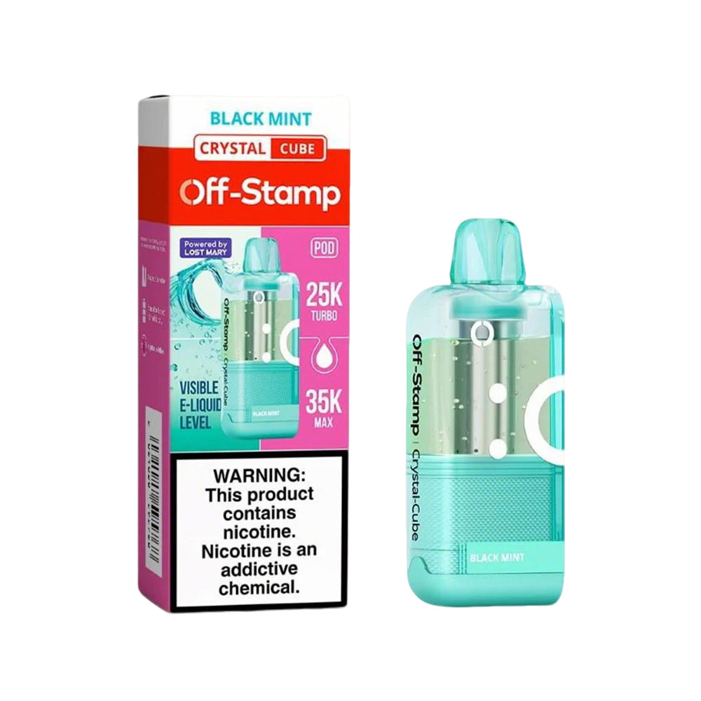 Off Stamp Crystal-Cube 35K POD Disposable 5% (Display box of 5)