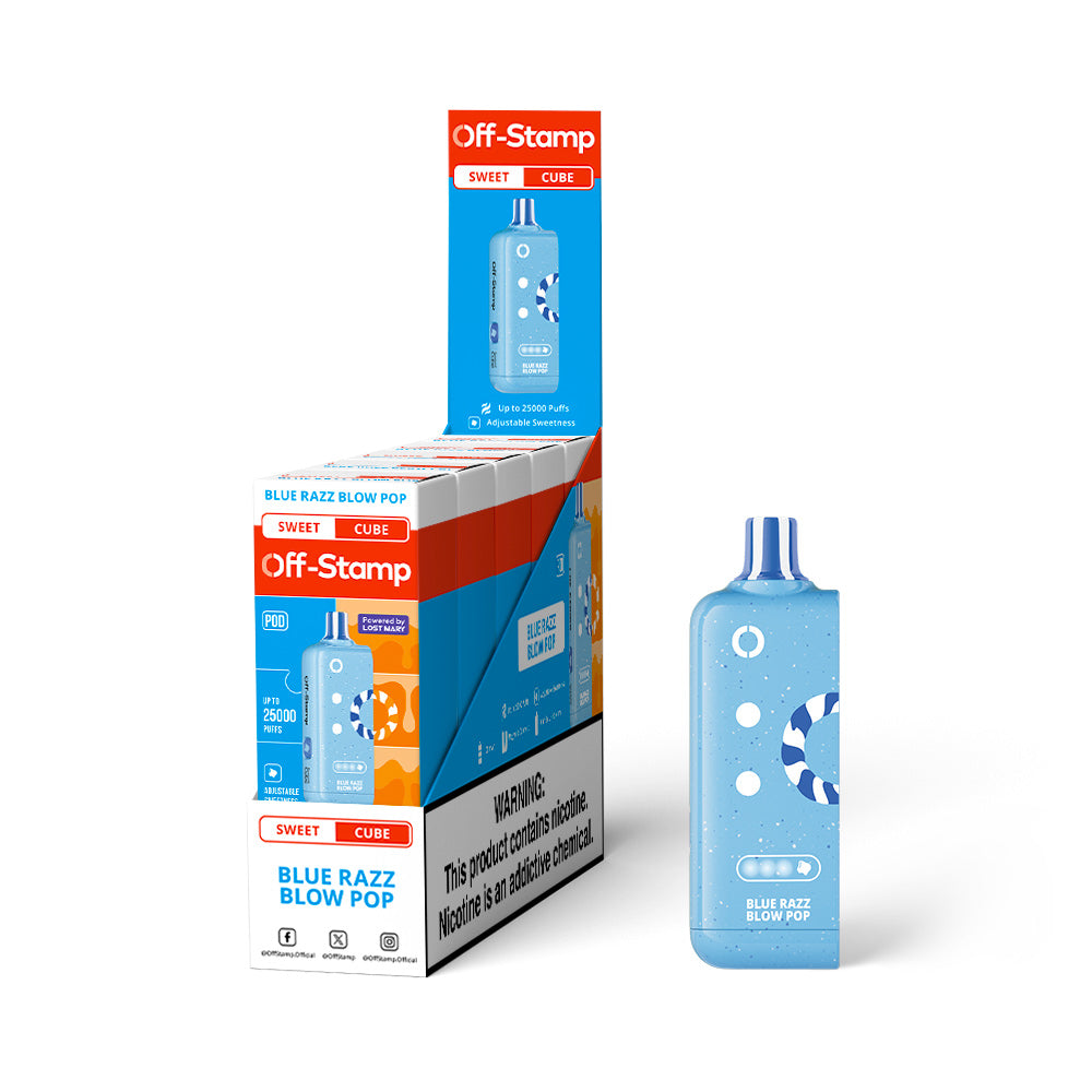 Off-Stamp X Cube Sweet Cube 25K Disposable Pod 5% (Display Box of 5)