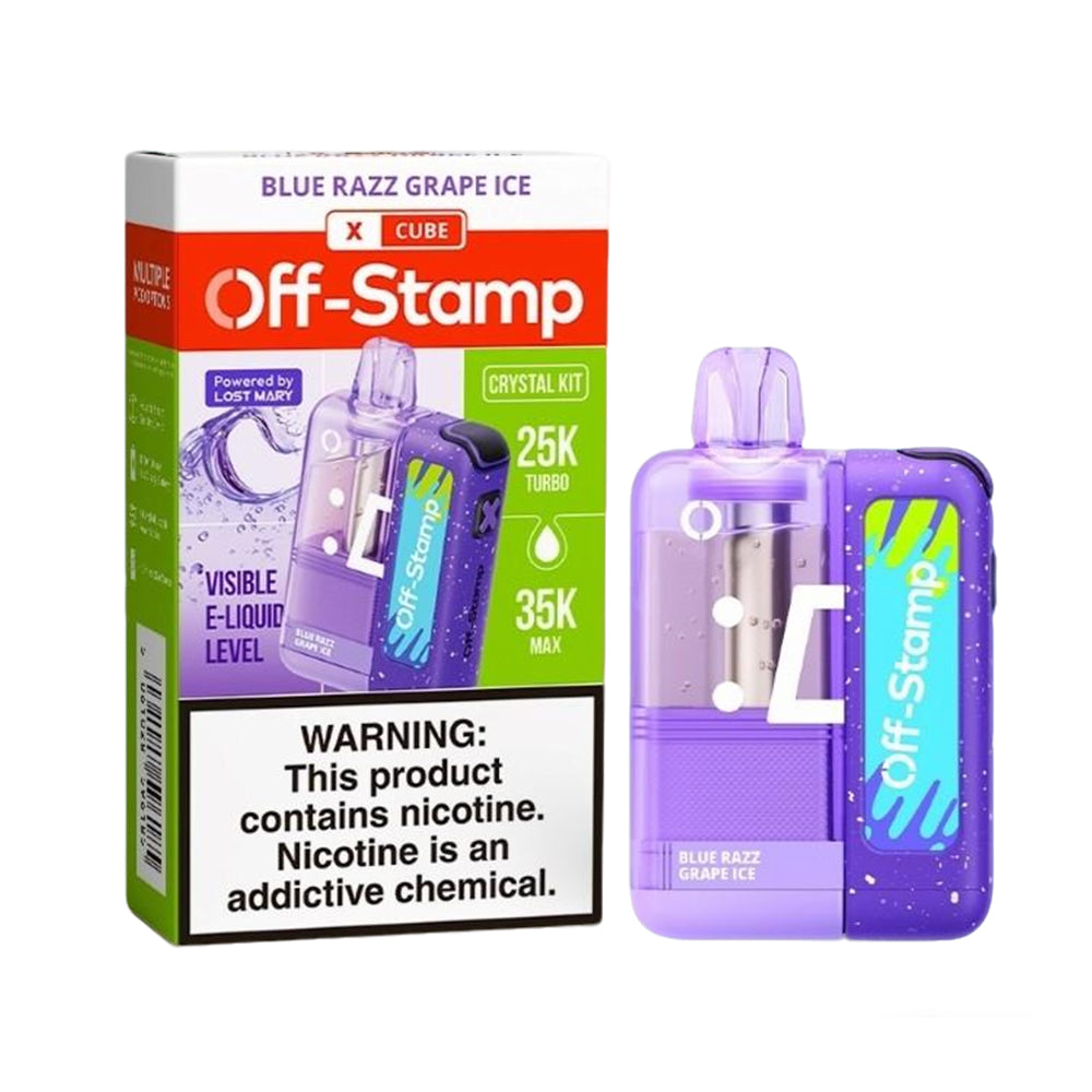 Off Stamp Crystal-Cube 35K KIT Disposable 5% (Display box of 5)