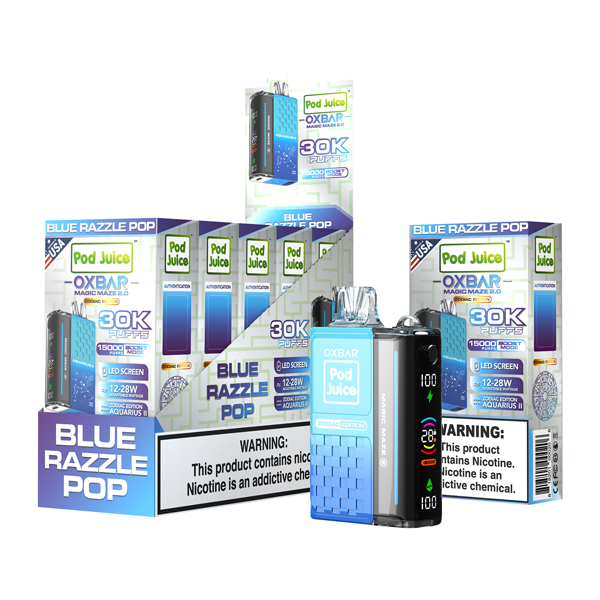 Pod Juice X OXBAR Magic Maze2.0 30K Disposable (Display Box of 5)