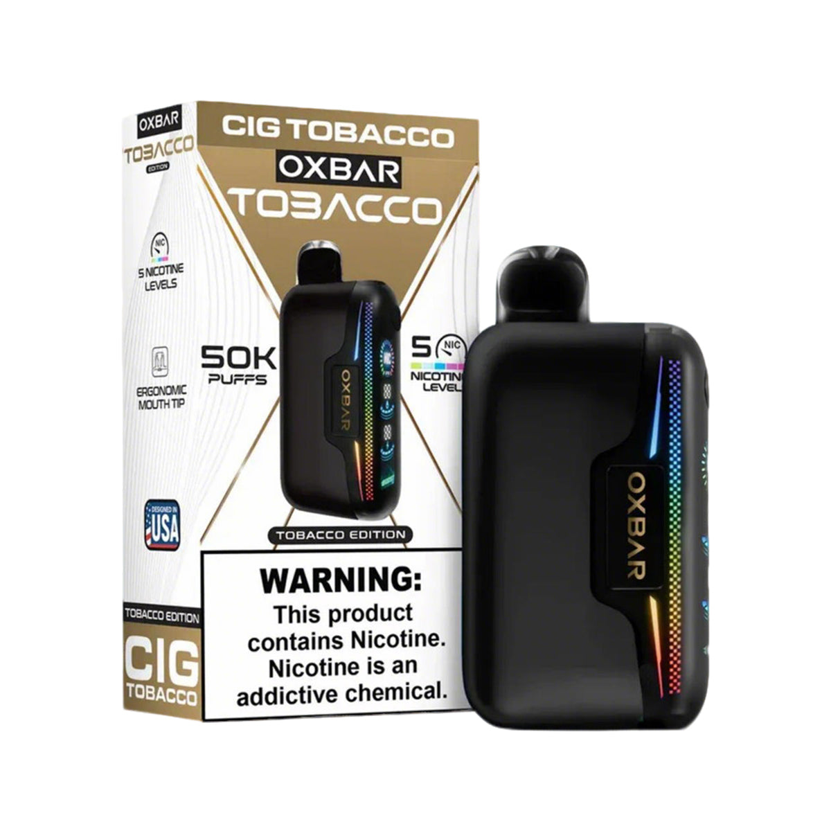 Oxbar Astro Maze 50K Disposable 5% (Display Box of 5)