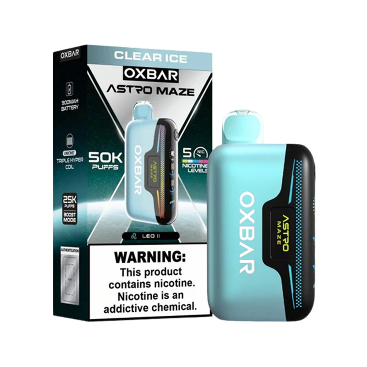 Oxbar Astro Maze 50K Disposable 5% (Display Box of 5)