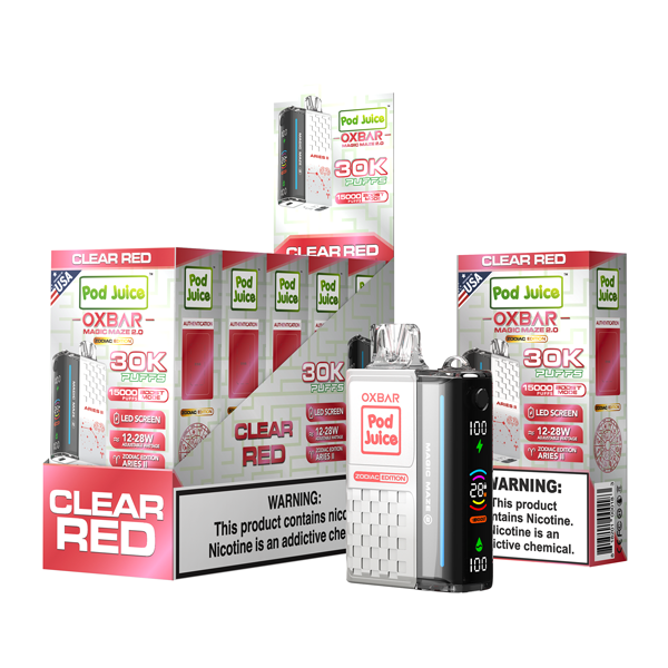 Pod Juice X OXBAR Magic Maze2.0 30K Disposable (Display Box of 5)