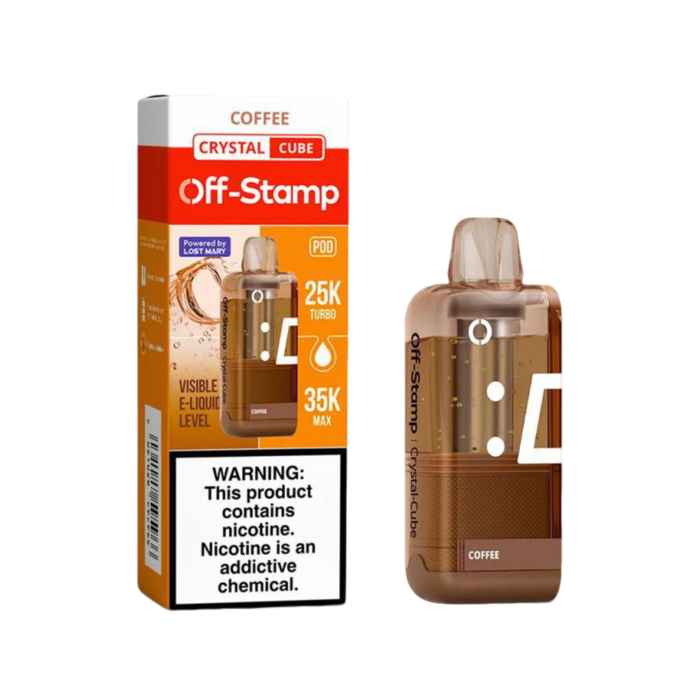 Off Stamp Crystal-Cube 35K POD Disposable 5% (Display box of 5)