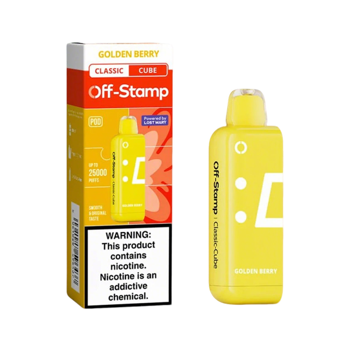 Off-Stamp X Cube Classic Cube 25K Disposable Pod 5% (Display Box of 5)