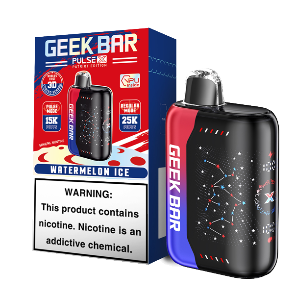 GEEK BAR Pulse X 25K Disposable Patriot Edition (Display box of 5)