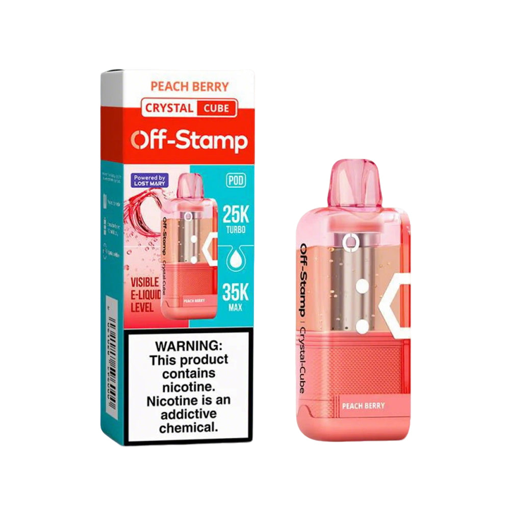 Off Stamp Crystal-Cube 35K POD Disposable 5% (Display box of 5)