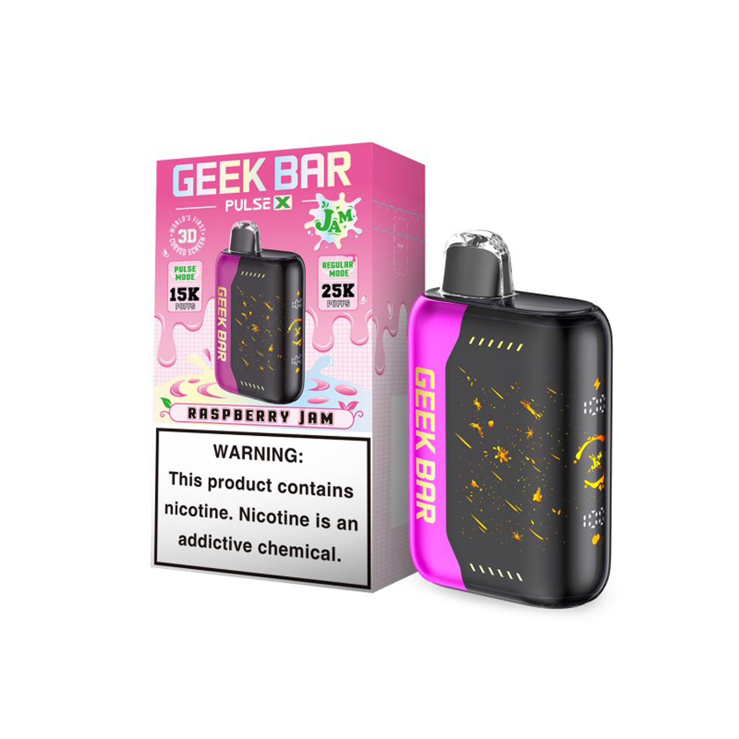 Geek Bar Pulse X Jam Edition Disposable 5% (Display Box of 5)