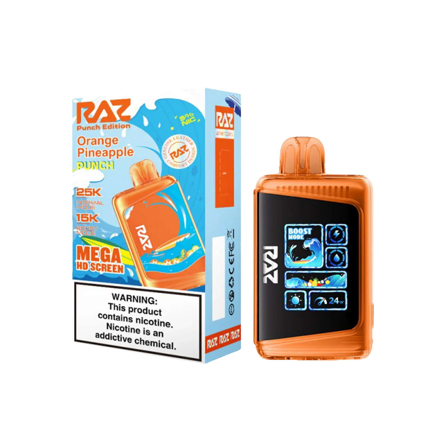 RAZ LTX 25K Punch Edition Disposable 5% (Display Box of 5)