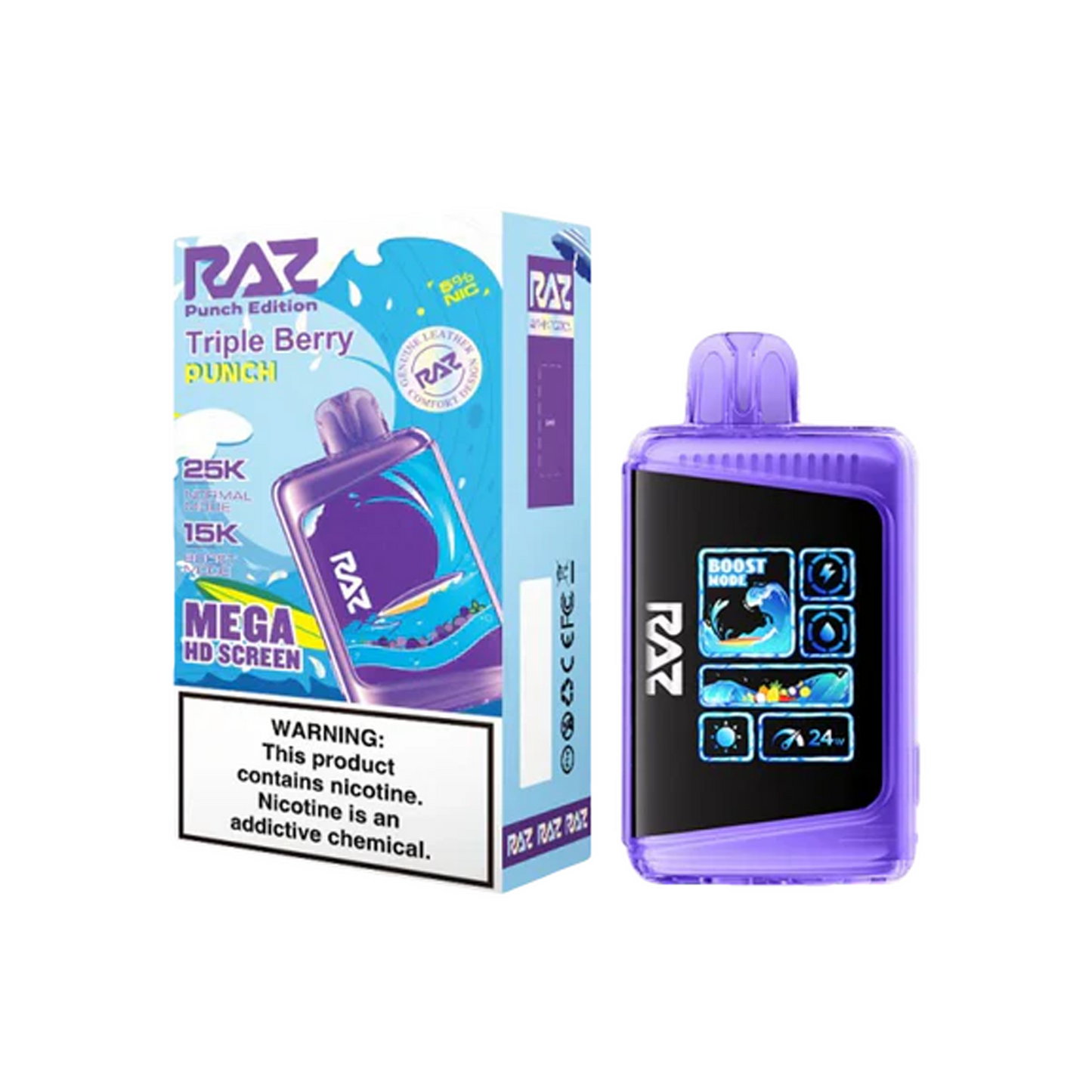 RAZ LTX 25K Punch Edition Disposable 5% (Display Box of 5)