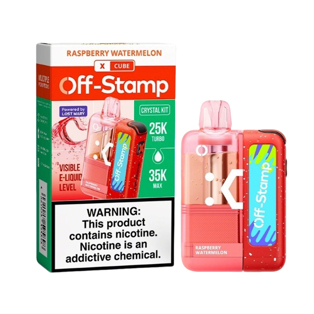 Off Stamp Crystal-Cube 35K KIT Disposable 5% (Display box of 5)