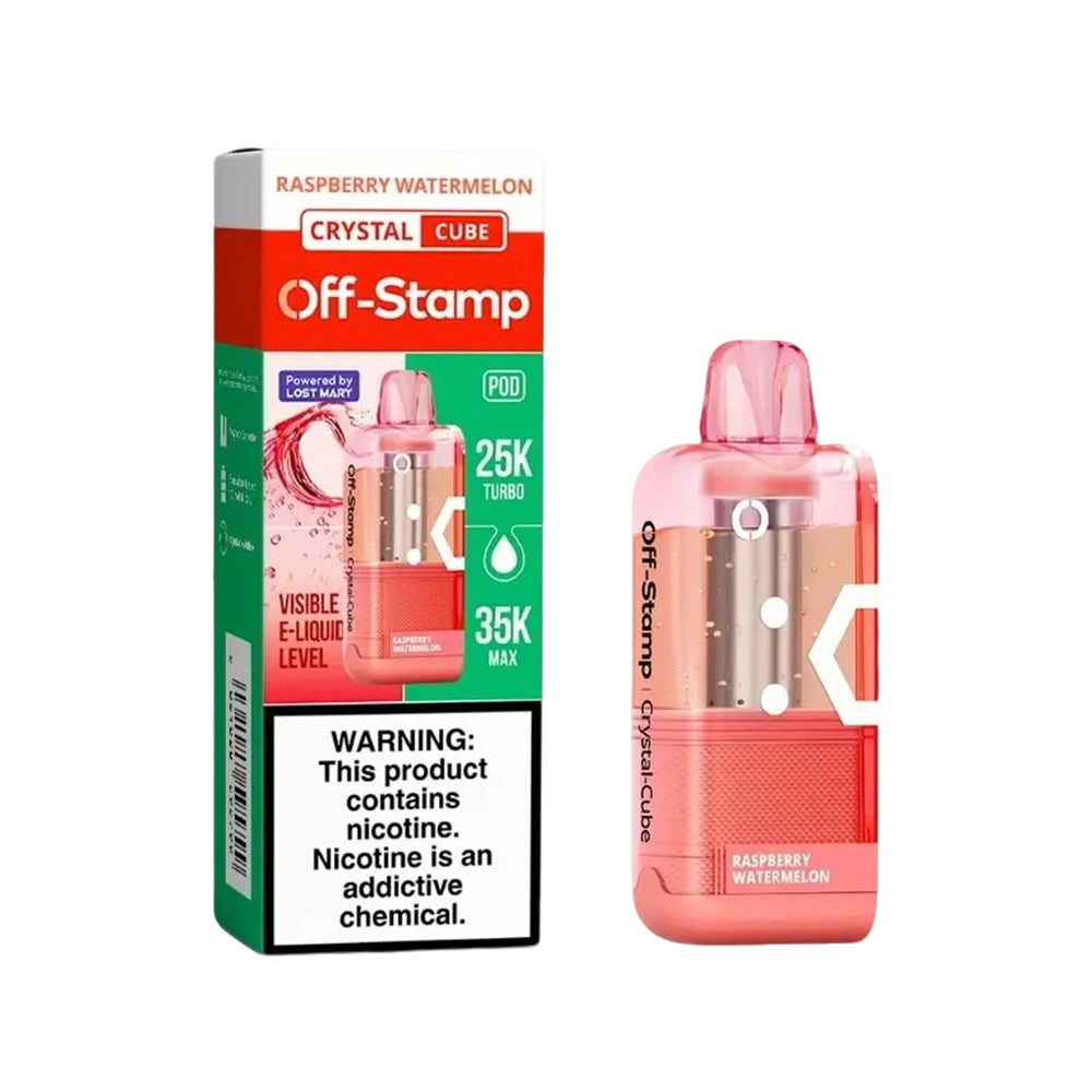Off Stamp Crystal-Cube 35K POD Disposable 5% (Display box of 5)