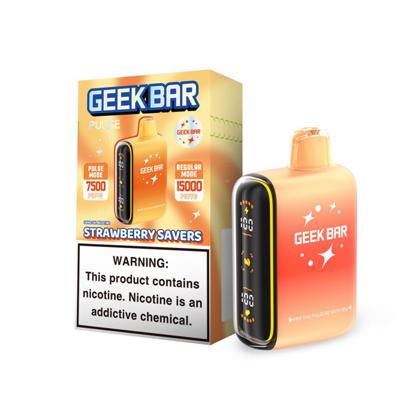 Geek Bar Pulse 15K Savers Edition Disposable 5%(Display Box of 5)