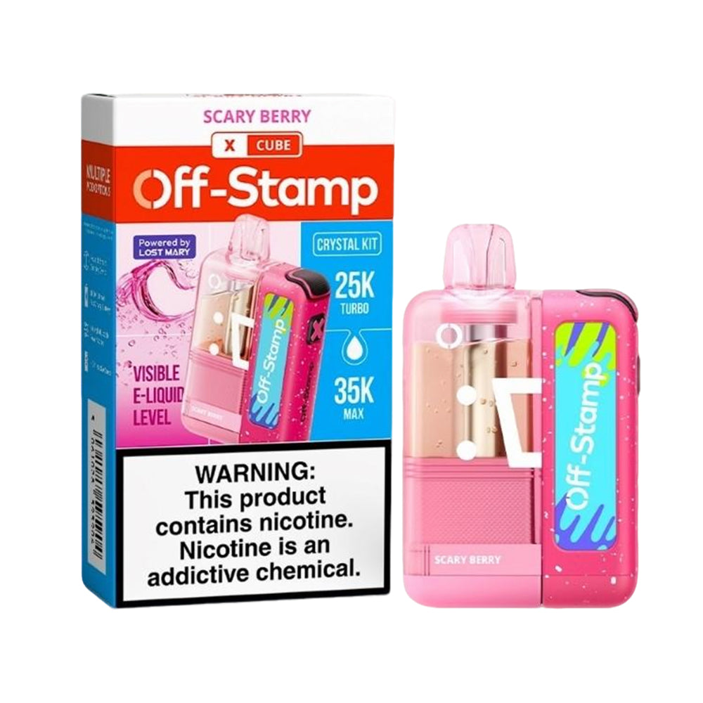 Off Stamp Crystal-Cube 35K KIT Disposable 5% (Display box of 5)
