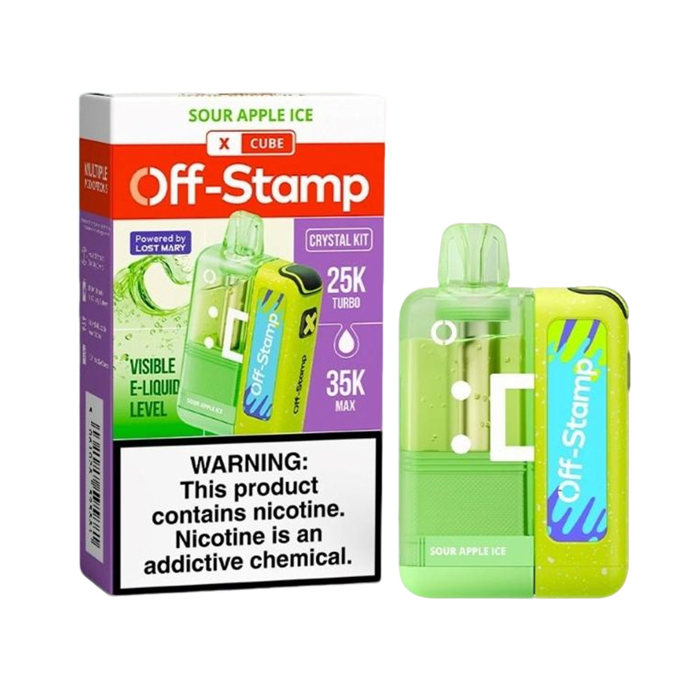 Off Stamp Crystal-Cube 35K KIT Disposable 5% (Display box of 5)