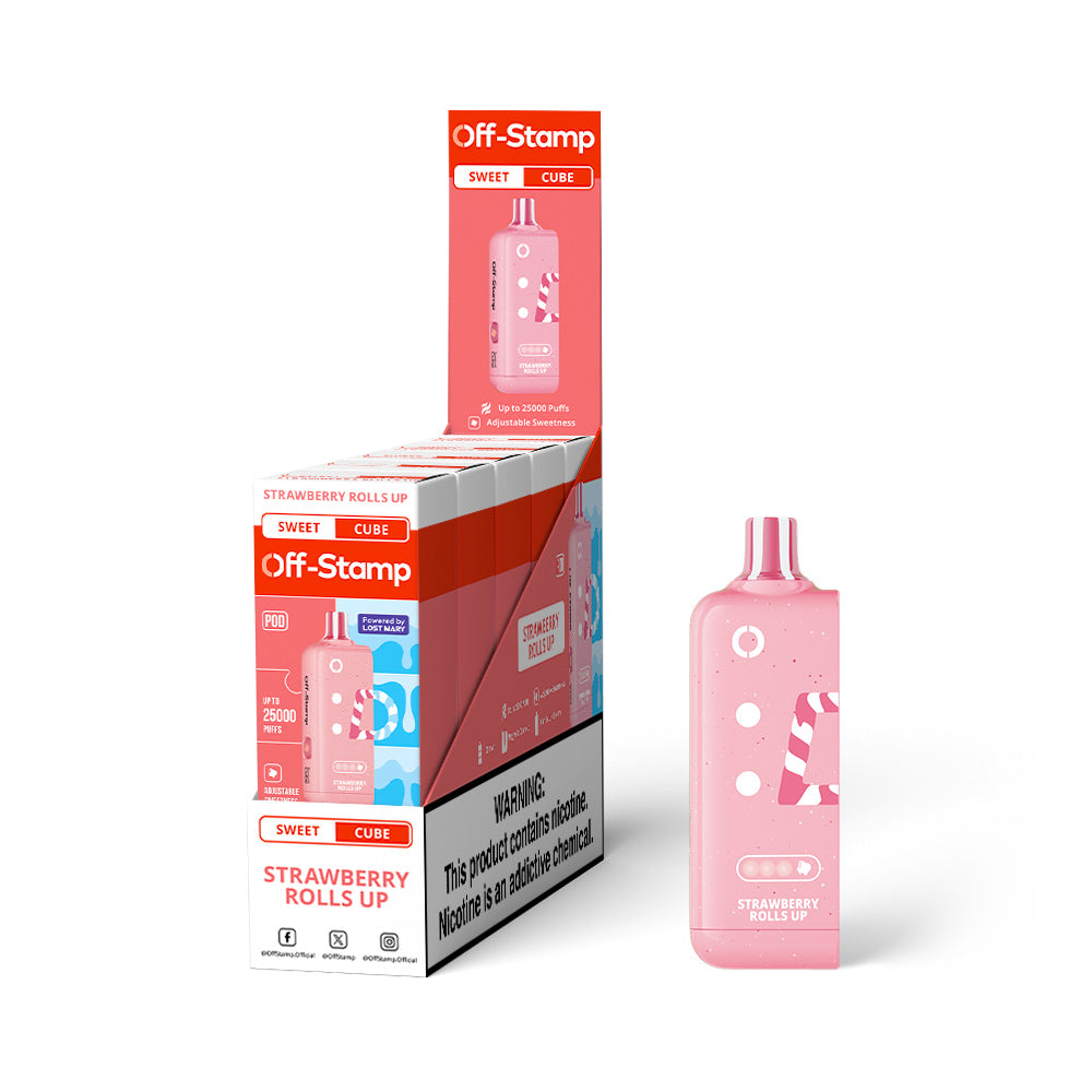 Off-Stamp X Cube Sweet Cube 25K Disposable Pod 5% (Display Box of 5)