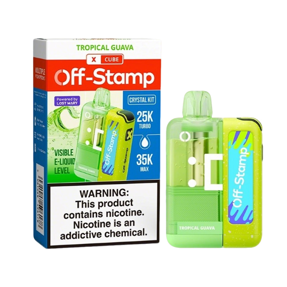 Off Stamp Crystal-Cube 35K KIT Disposable 5% (Display box of 5)