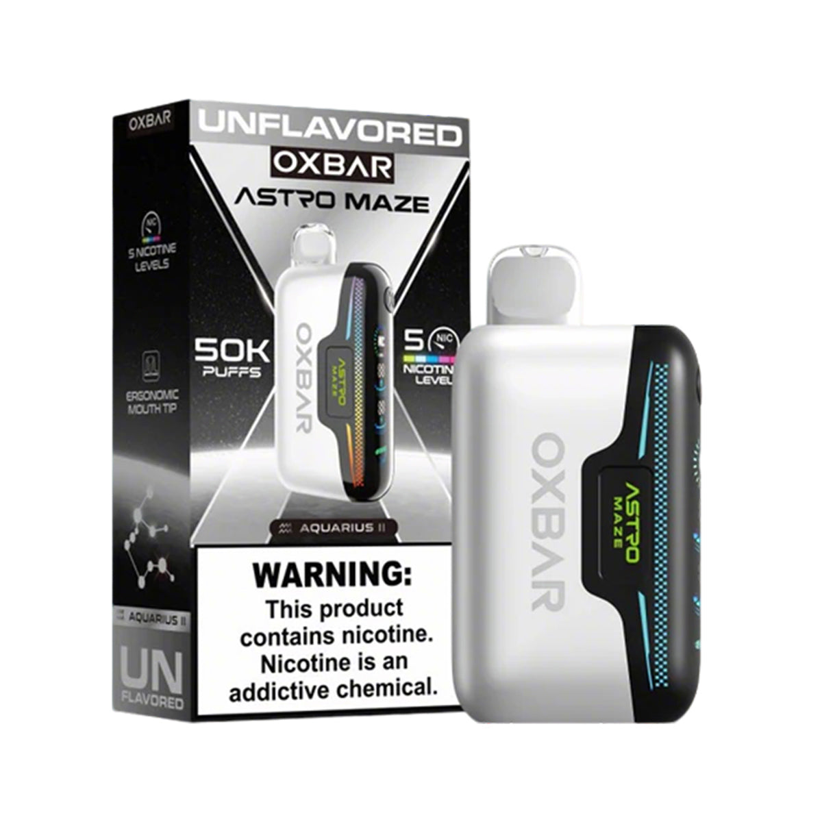 Oxbar Astro Maze 50K Disposable 5% (Display Box of 5)