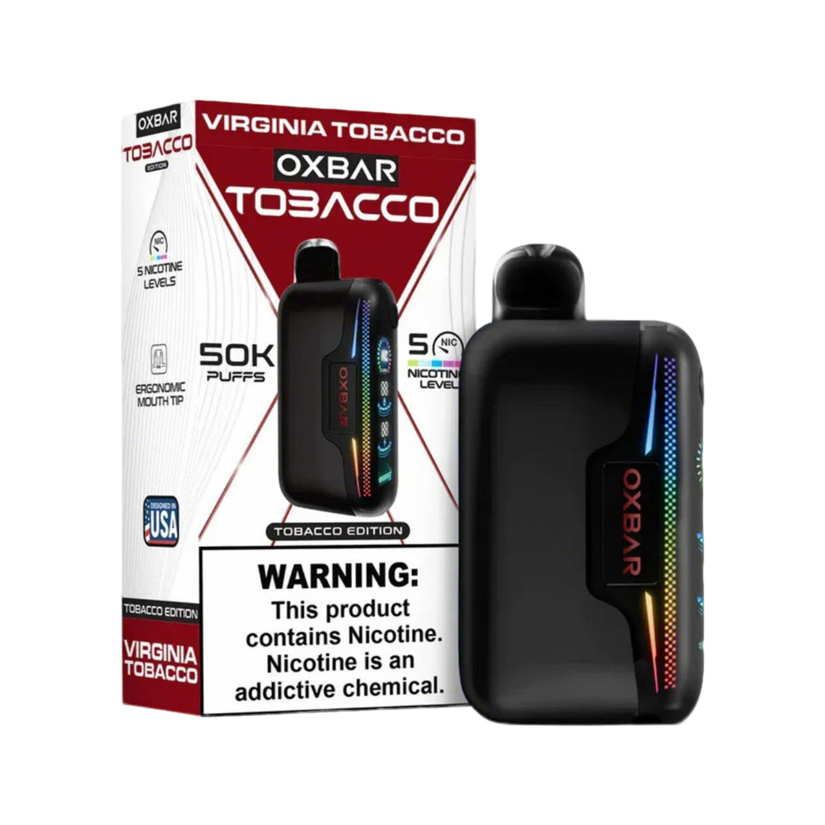 Oxbar Astro Maze 50K Disposable 5% (Display Box of 5)