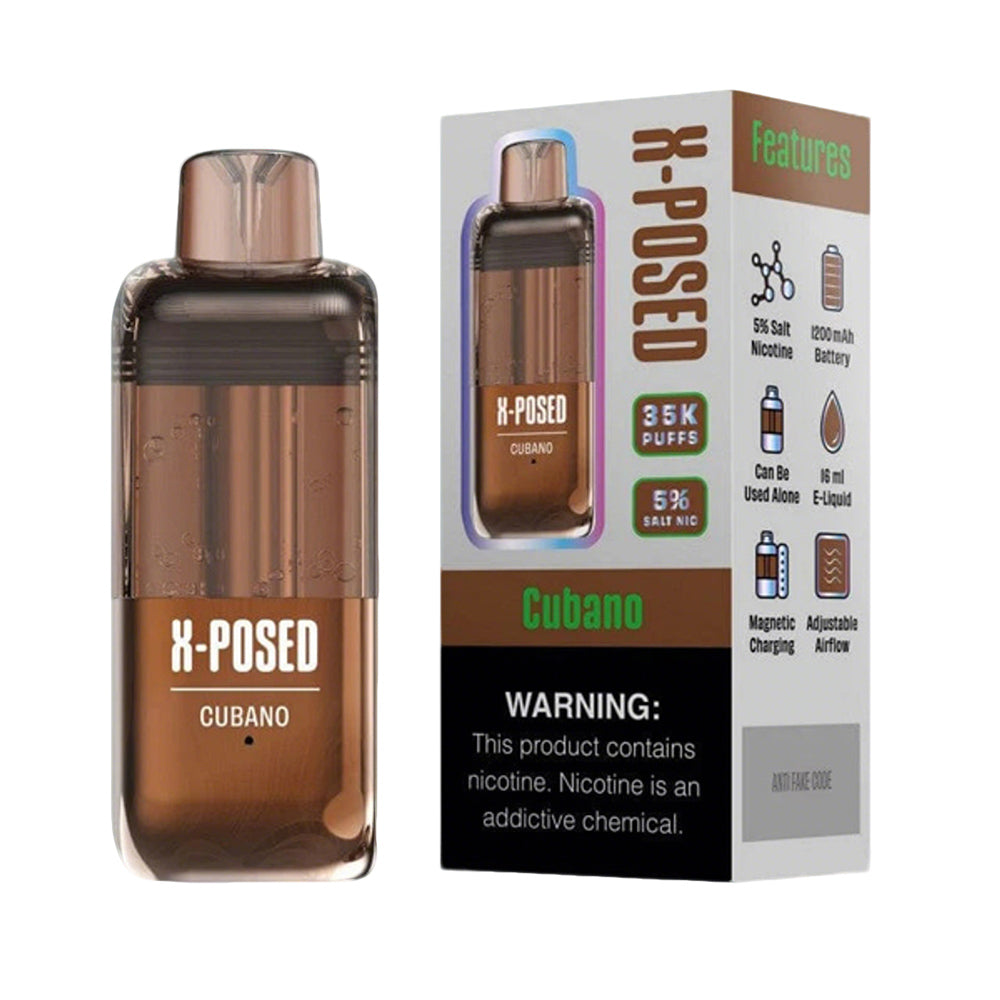 X-Posed 35K Pod disposable 5%(Display box of 5)