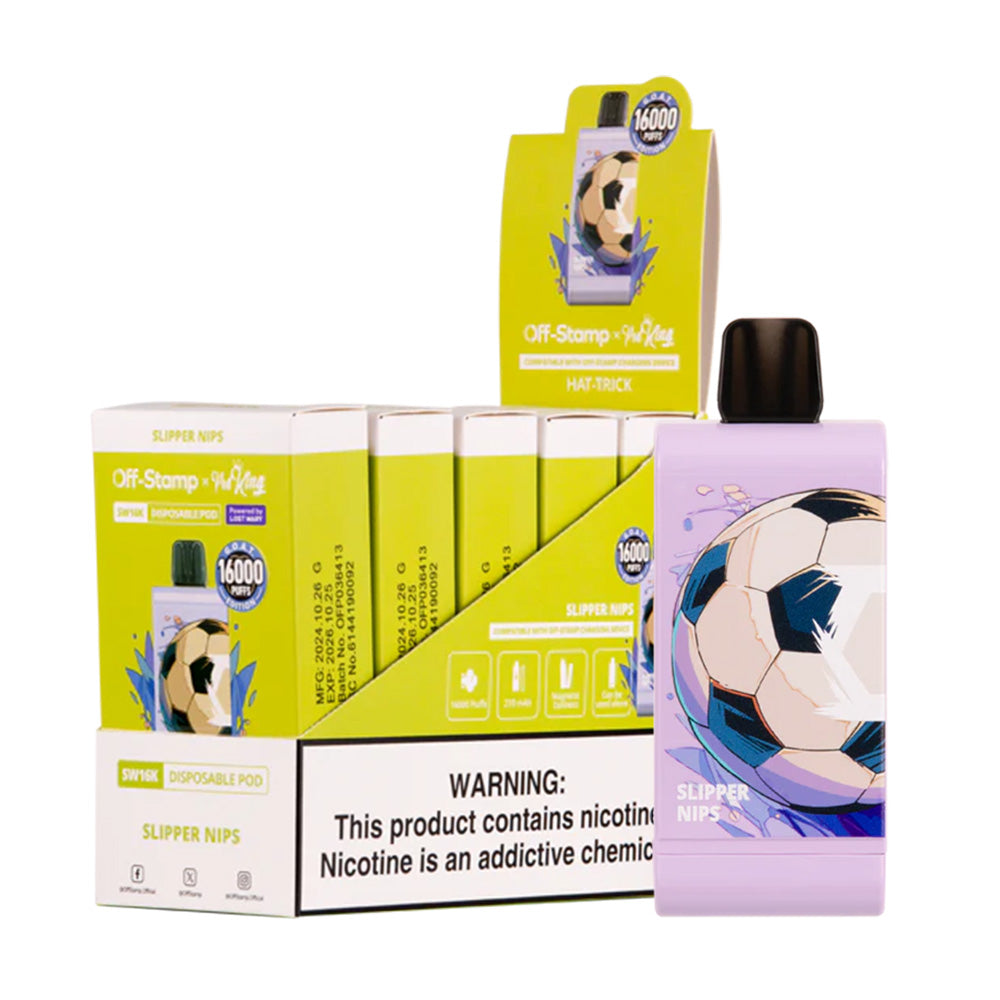 Off Stamp x Pod King SW16K Disposable Vape Pods 5% (display box of 5)