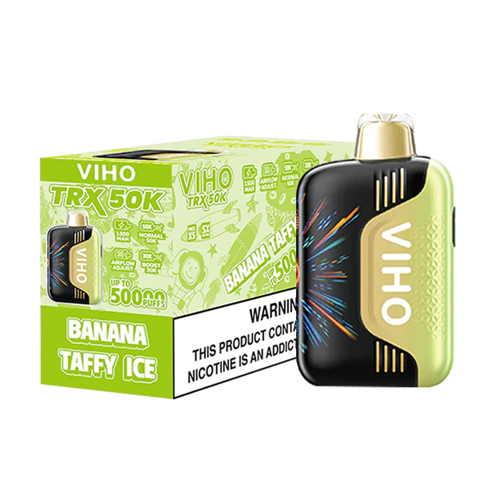 VIHO TRX 50K Disposable Vape Pods 5%（display box of 5）
