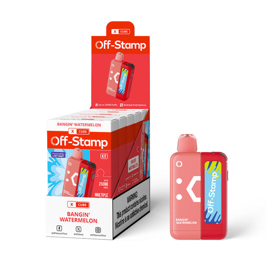 Off-Stamp X Cube 25K Disposable KIT 5% (Display Box of 5)