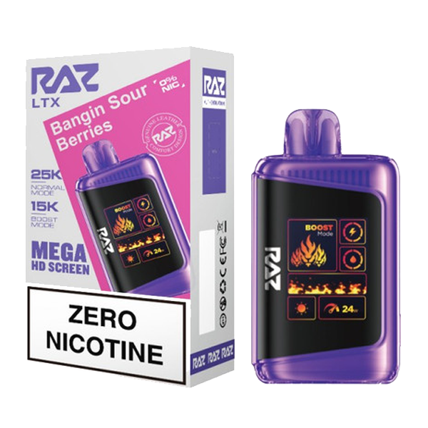 RAZ LTX 25K 0% Nicotine Disposable (Display Box of 5)