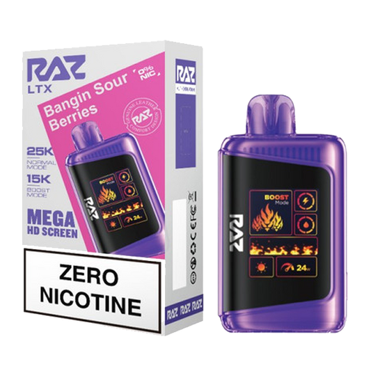 RAZ LTX 25K 0% Nicotine Disposable (Display Box of 5)