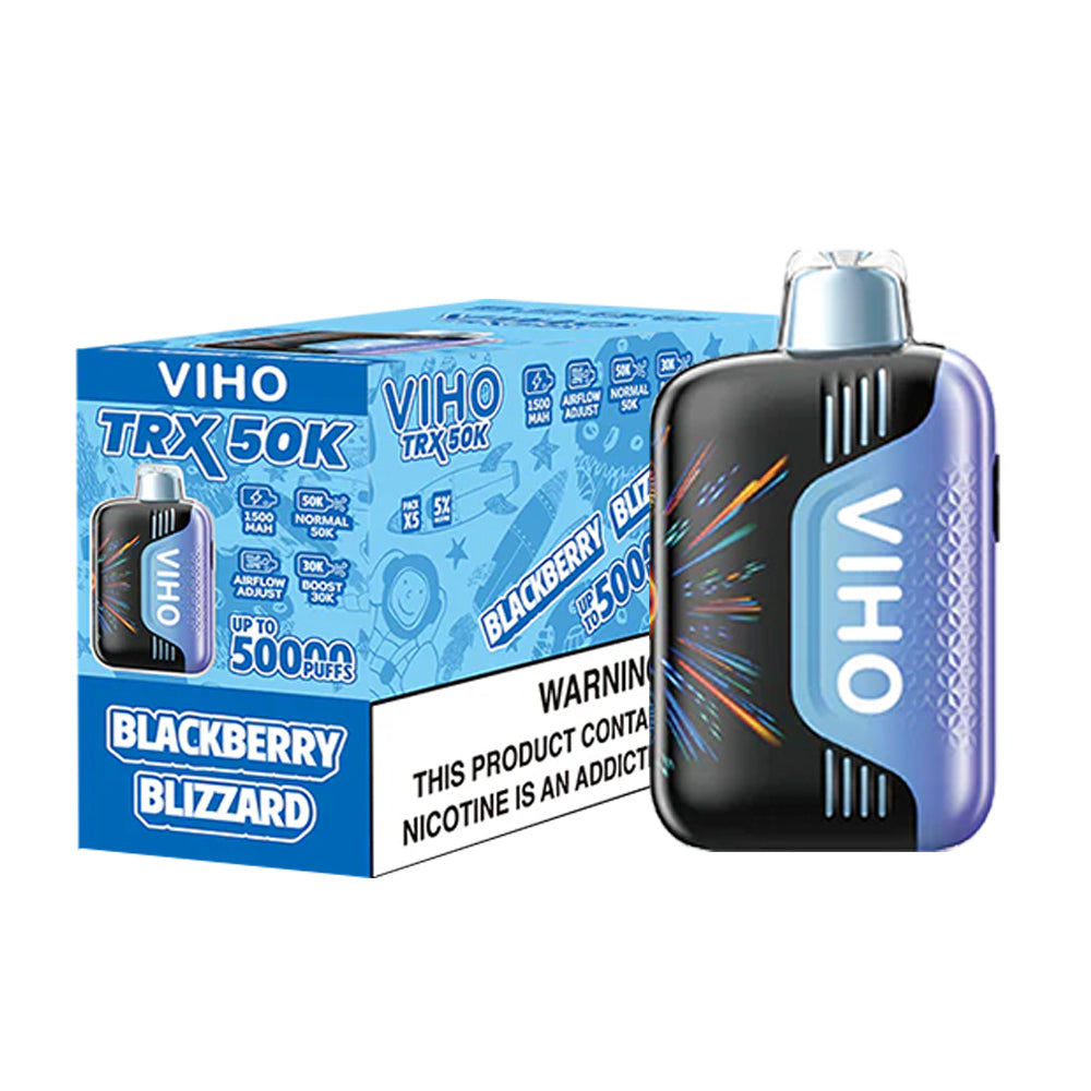 VIHO TRX 50K Disposable Vape Pods 5%（display box of 5）