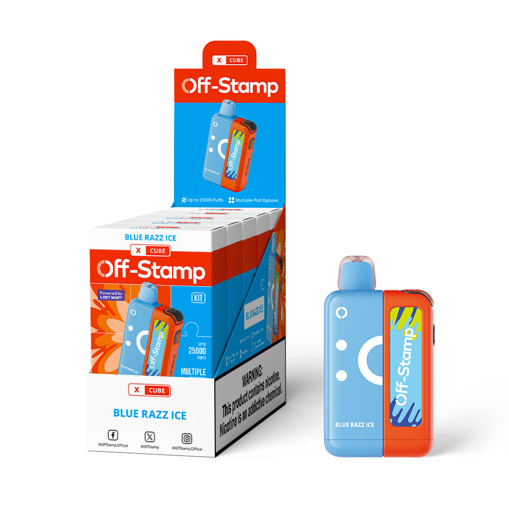 Off-Stamp X Cube 25K Disposable KIT 5% (Display Box of 5)