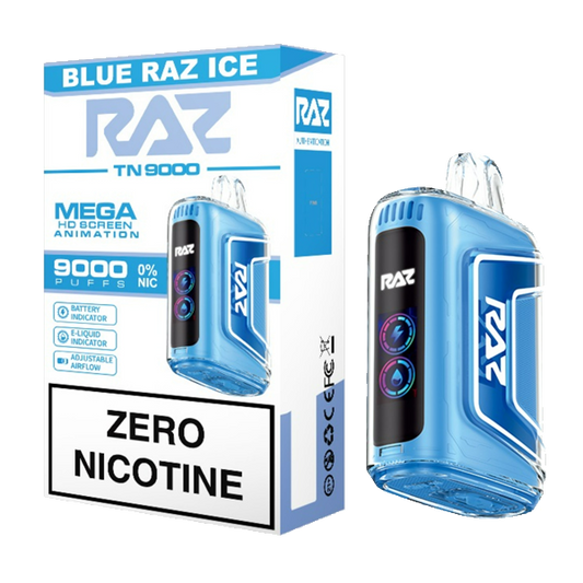 Raz TN9000 Zero Nicotine Disposable (Display Box of 5)