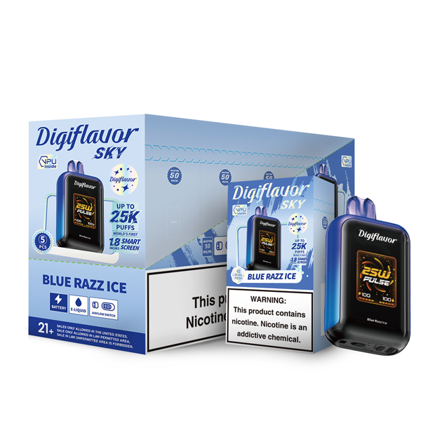 GEEK BAR Digiflavor SKY 25K Disposable （Display Box of 5）