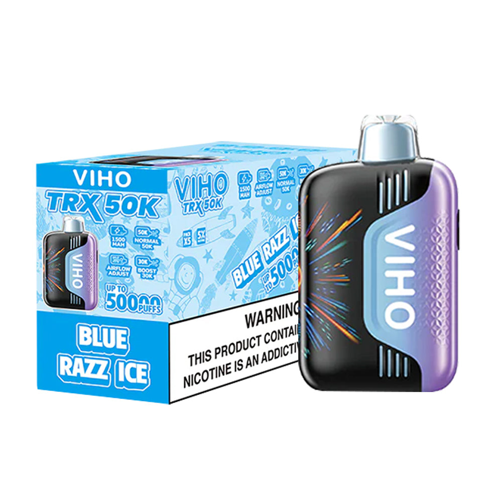 VIHO TRX 50K Disposable Vape Pods 5%（display box of 5）