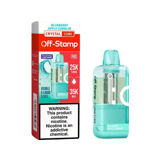 Off Stamp Crystal-Cube 35K POD Disposable 5% (Display box of 5)