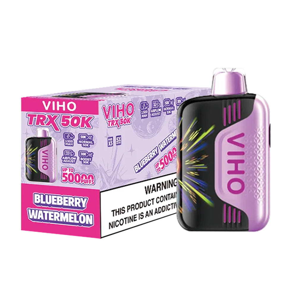 VIHO TRX 50K Disposable Vape Pods 5%（display box of 5）