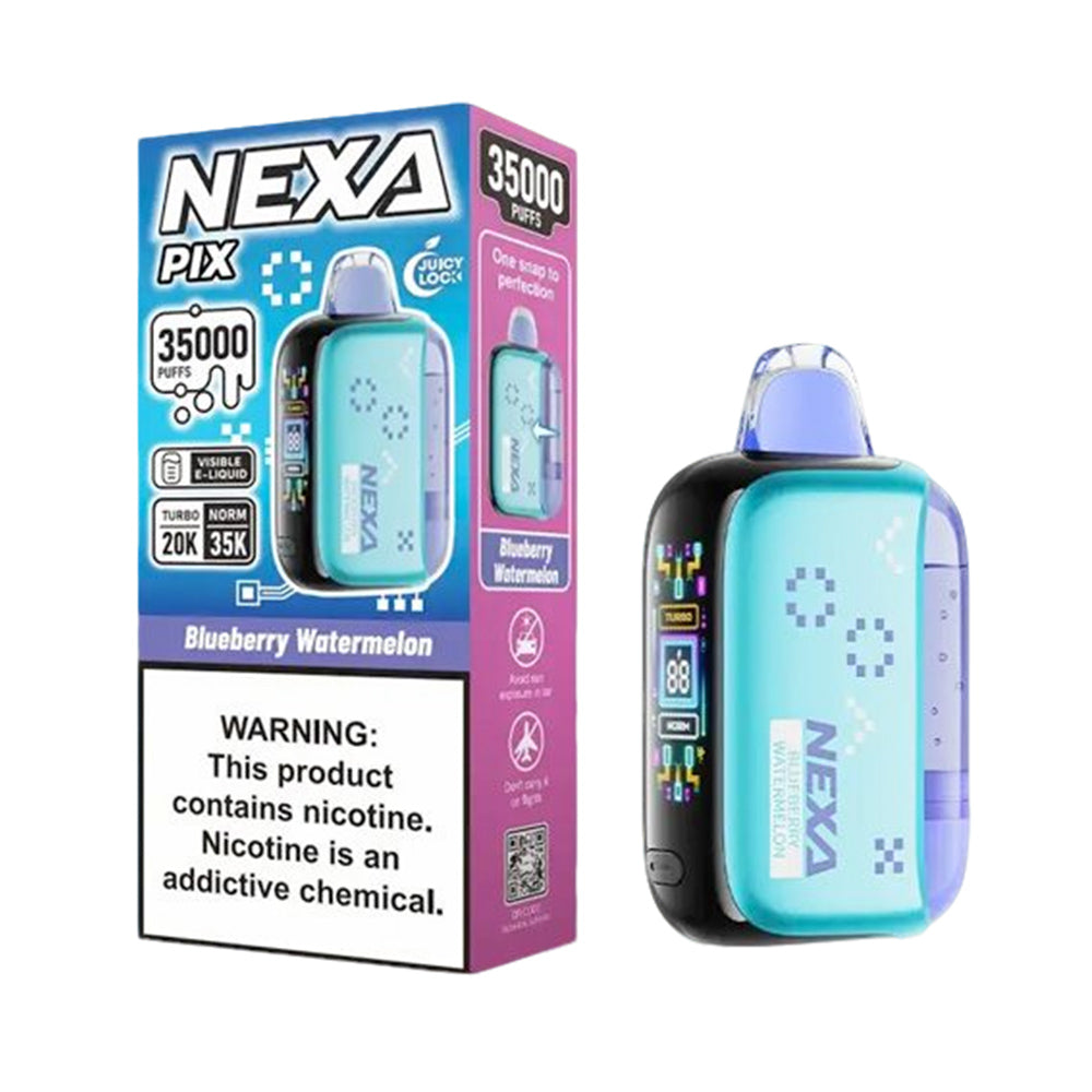NEXA PIX 35k disposable vape pods 5% (display box of 5)