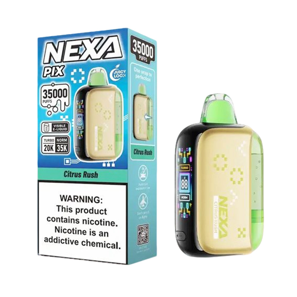 NEXA PIX 35k disposable vape pods 5% (display box of 5)