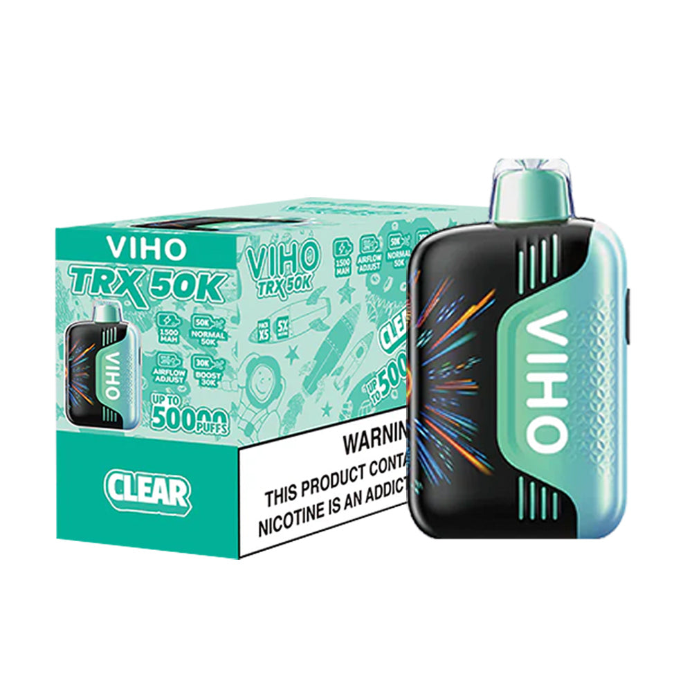 VIHO TRX 50K Disposable Vape Pods 5%（display box of 5）