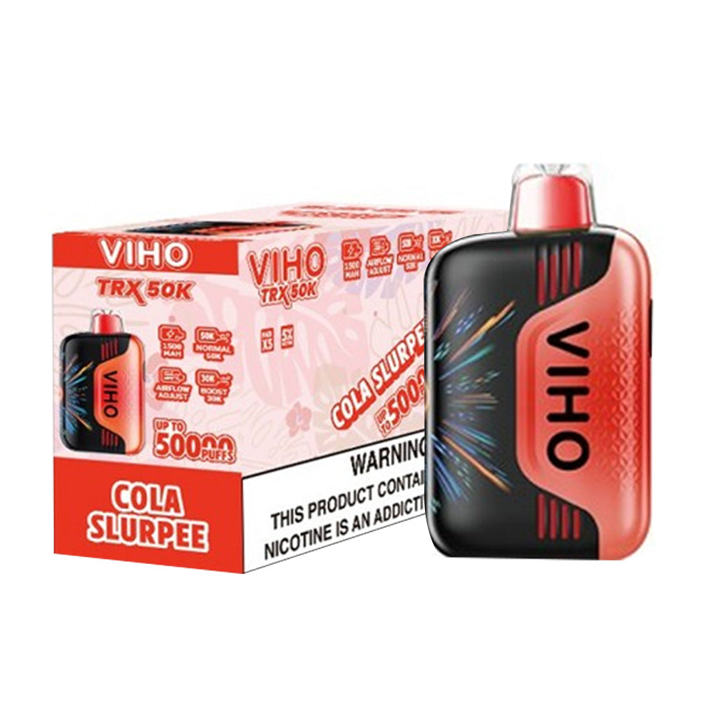 VIHO TRX 50K Disposable Vape Pods 5%（display box of 5）
