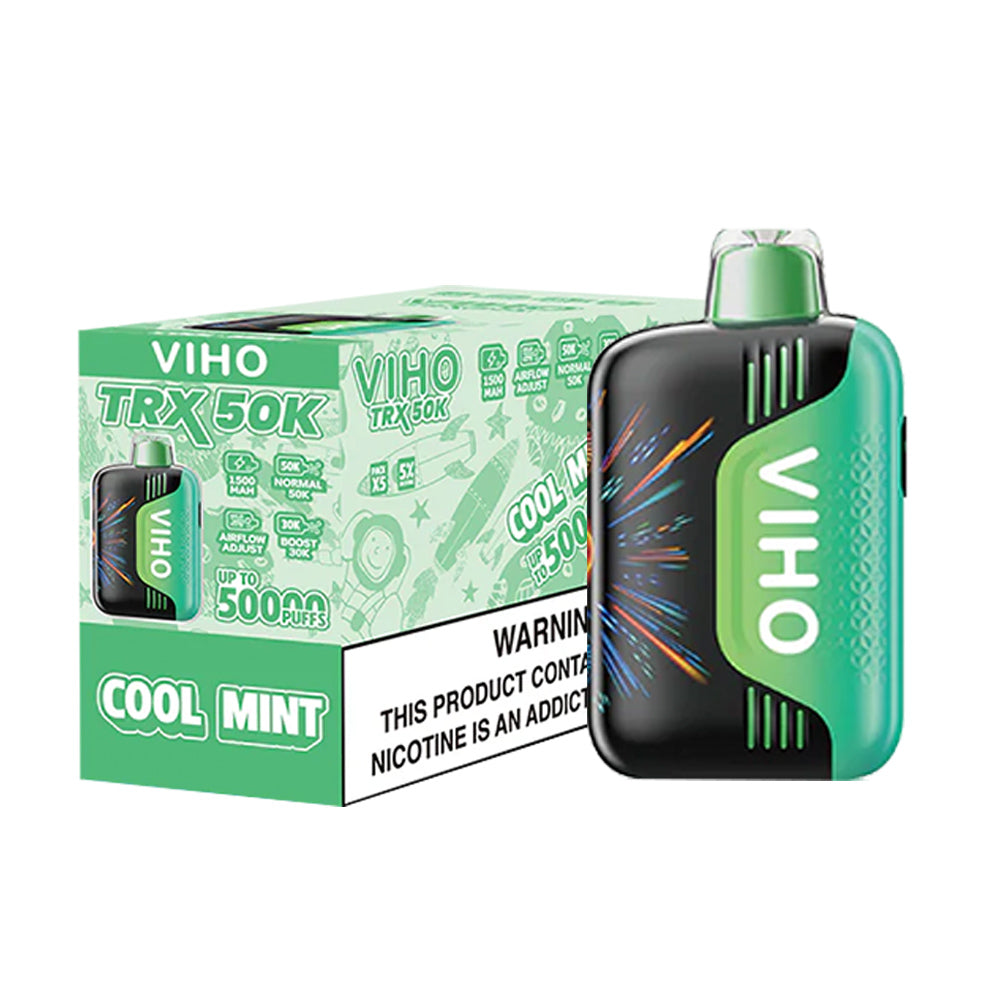 VIHO TRX 50K Disposable Vape Pods 5%（display box of 5）