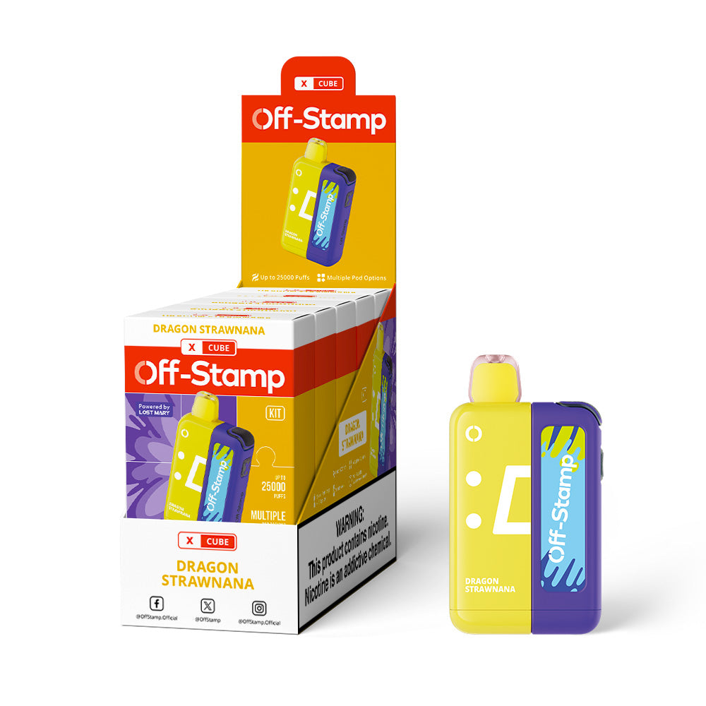 Off-Stamp X Cube 25K Disposable KIT 5% (Display Box of 5)