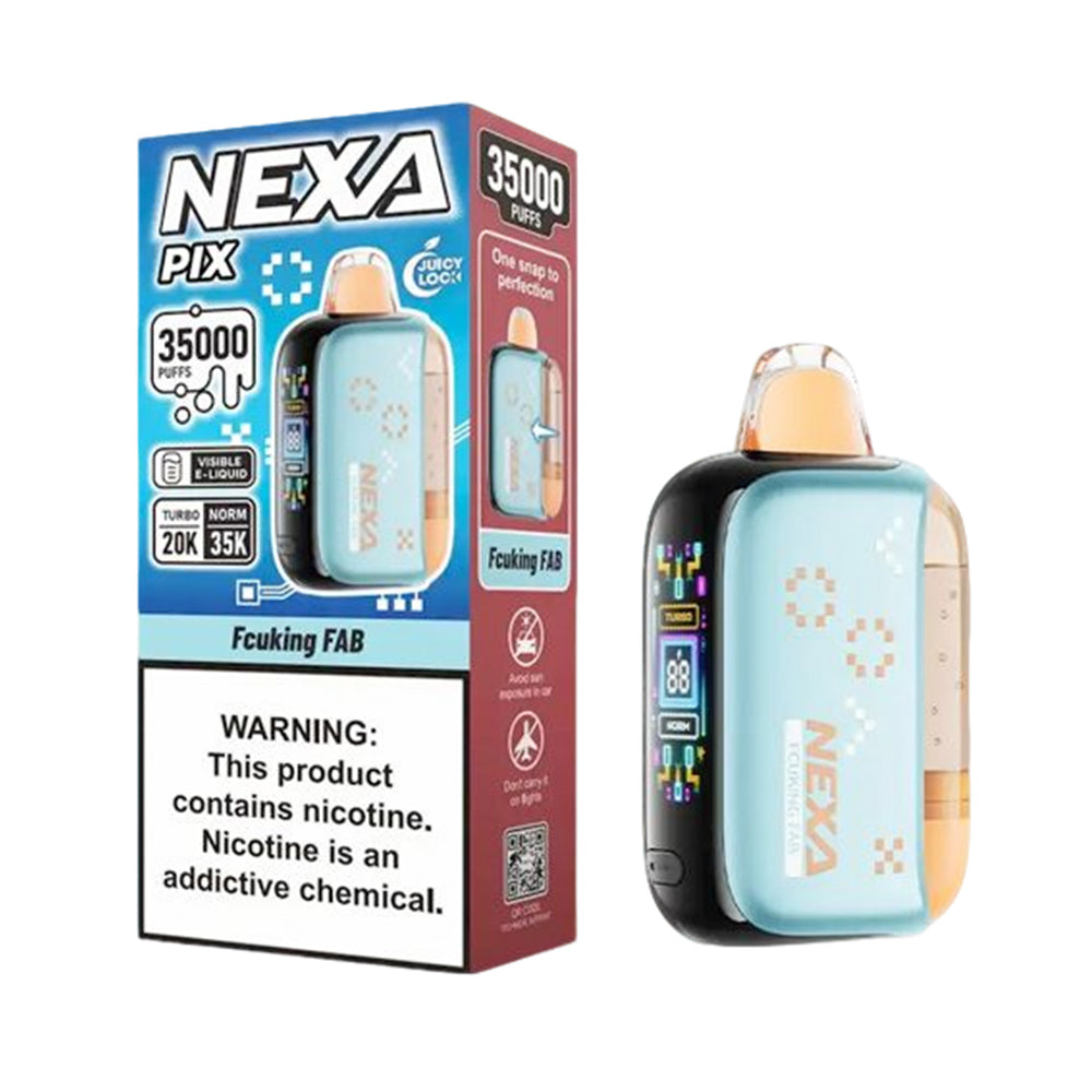 NEXA PIX 35k disposable vape pods 5% (display box of 5)