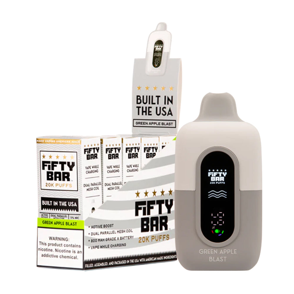 Fifty Bar 20K Disposable Pods 5%(Display Box of 5)