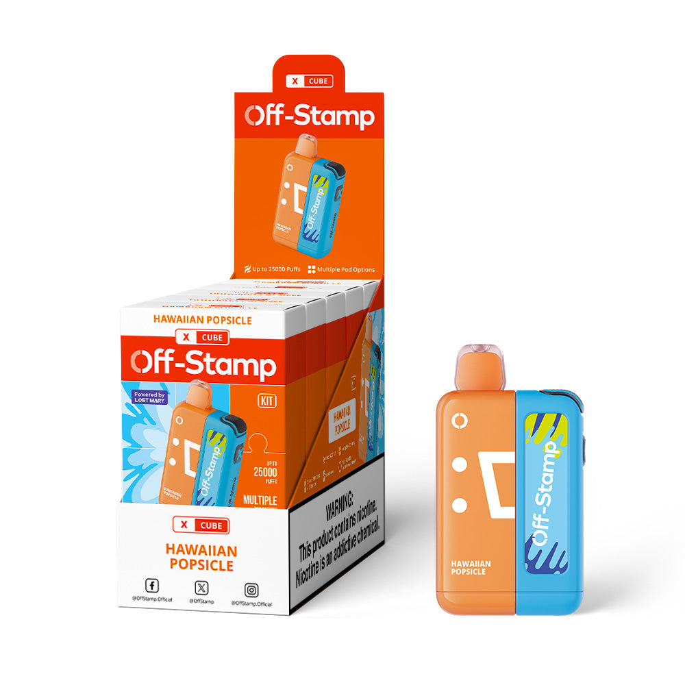 Off-Stamp X Cube 25K Disposable KIT 5% (Display Box of 5)