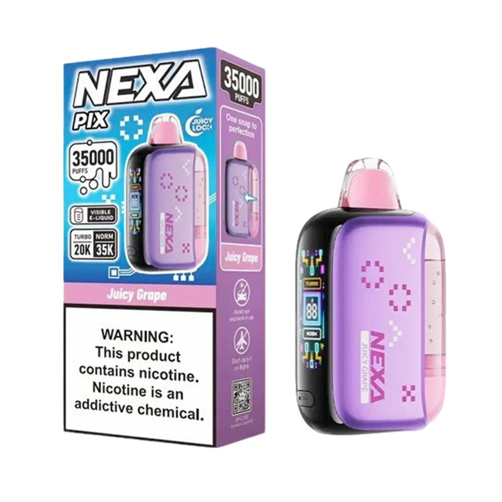 NEXA PIX 35k disposable vape pods 5% (display box of 5)