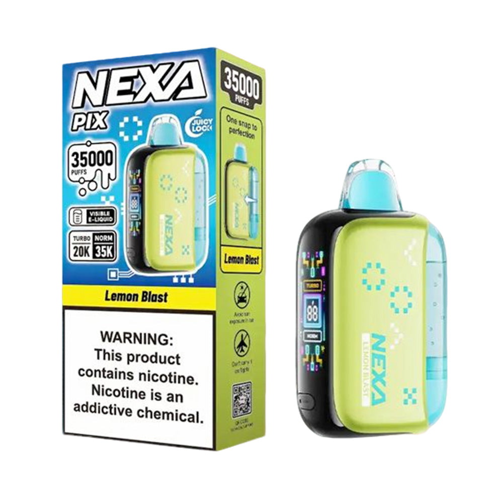 NEXA PIX 35k disposable vape pods 5% (display box of 5)