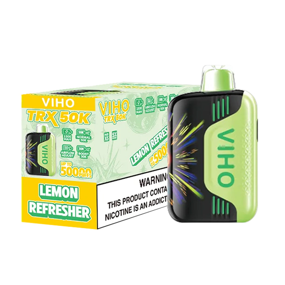 VIHO TRX 50K Disposable Vape Pods 5%（display box of 5）