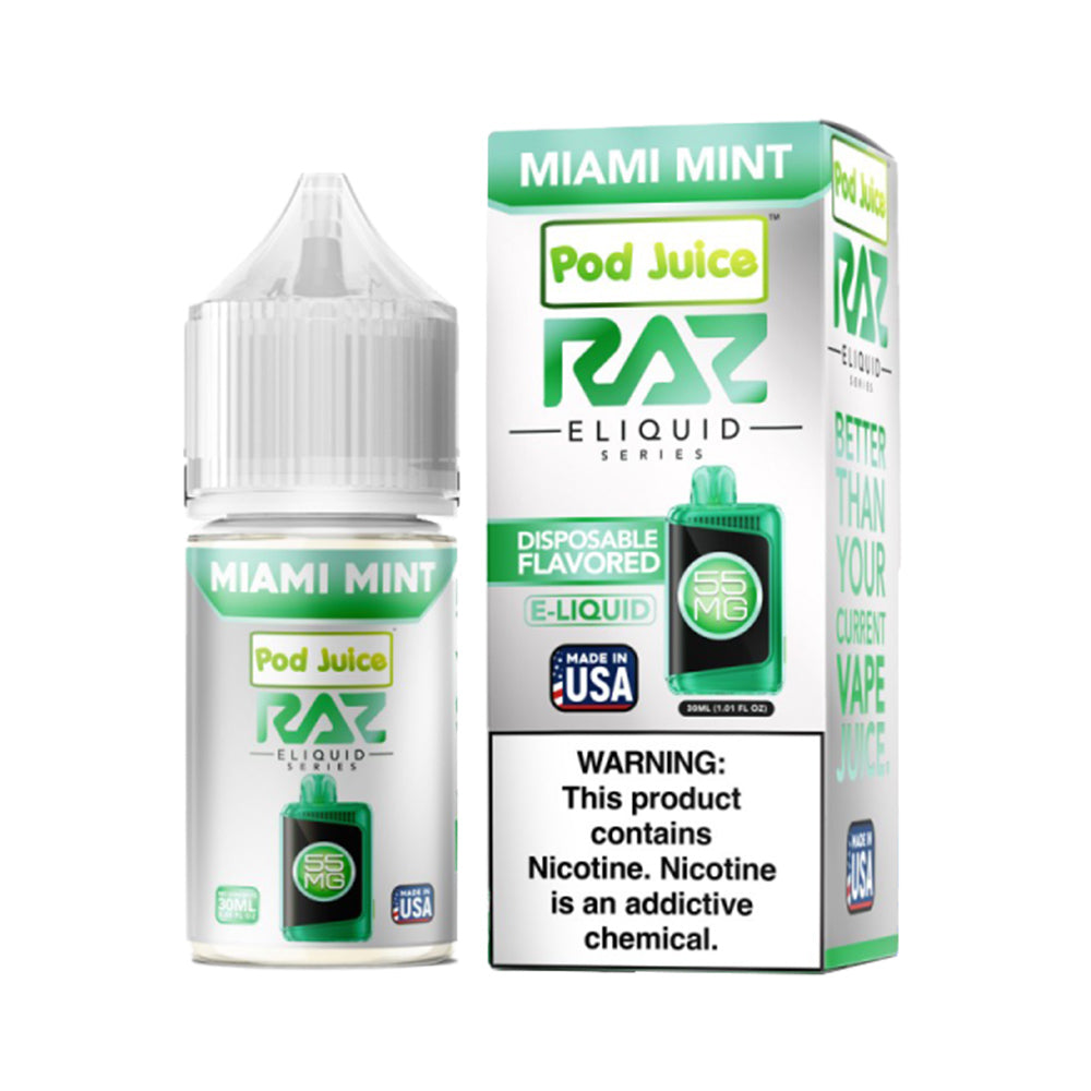 RAZ x Pod Juice Synthetic Salt 30ml （singal Bottle）